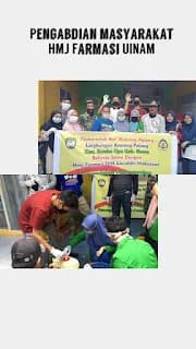 PENGABDIAN MASYARAKAT HMJ FARMASI UINAM